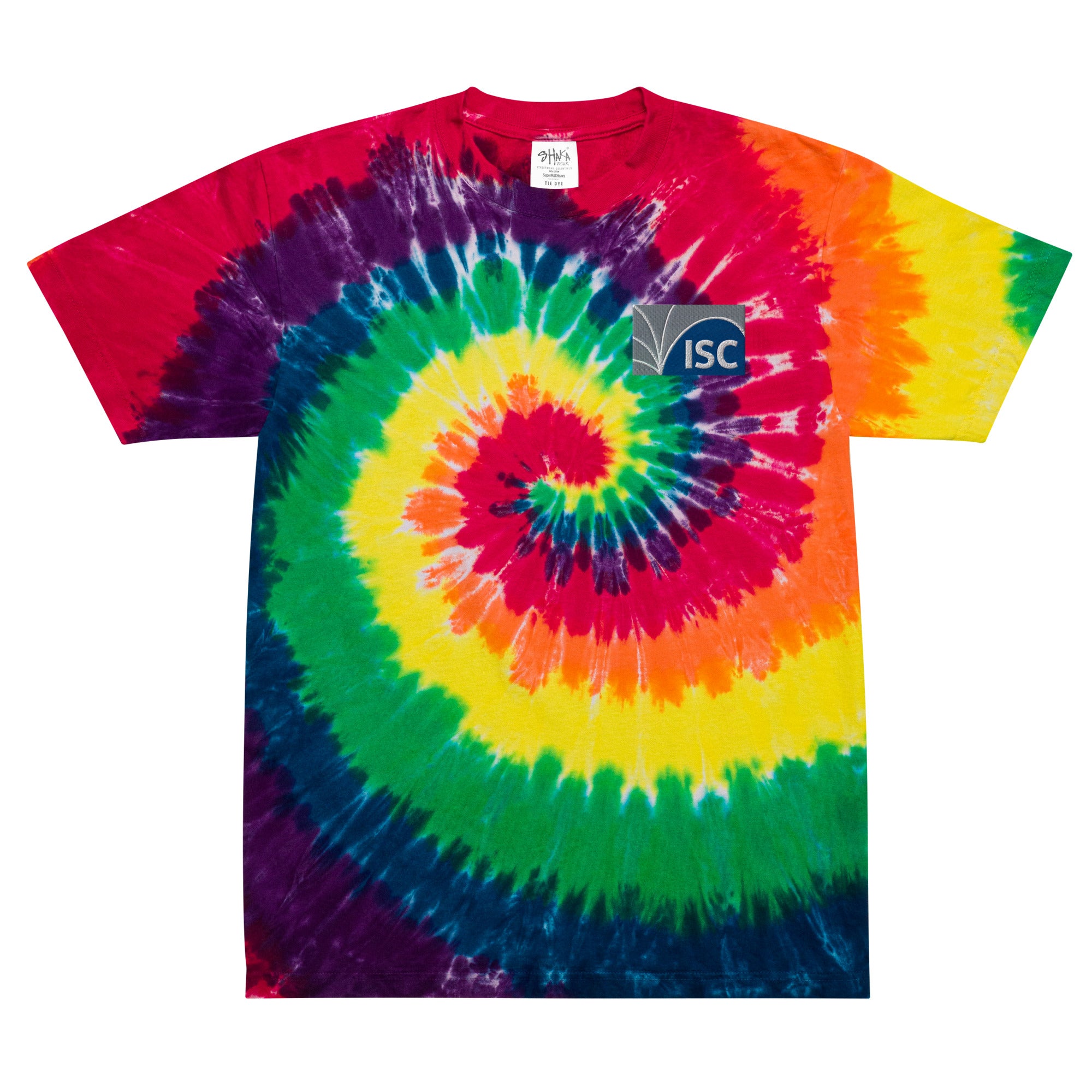 ISC Embroidered Tie-dye T-shirt