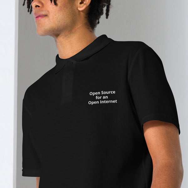 Open source Embroidered Polo Shirt